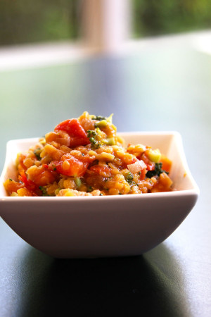 Red Lentil Chicken - serve baby and the whole family