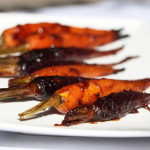 miso maple roast carrots