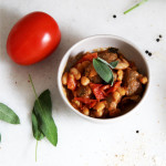 Sausages and beans