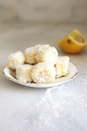 Coconut covered banana - perfect for babies - it makes it easy for them to grip