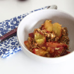 plum breakfast crumble