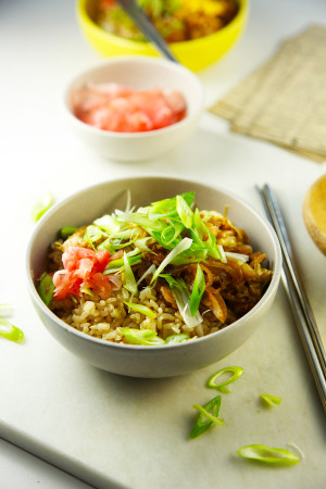 Chicken Domburi - a really easy one pot, week night meal.