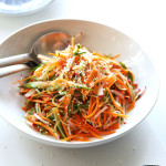 Quick pickled veggie salad