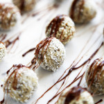 Macadamia Bonbons with Chocolate Toffee - healthy little treats that look spectacular and taste amazing. You won't believe they are good for you.