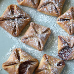 Jam Filled Ricotta Pastries - the pastry is sugar-free and you could use fresh fruit rather than the jam if you prefer