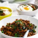 Thai Basil Chicken with fried egg