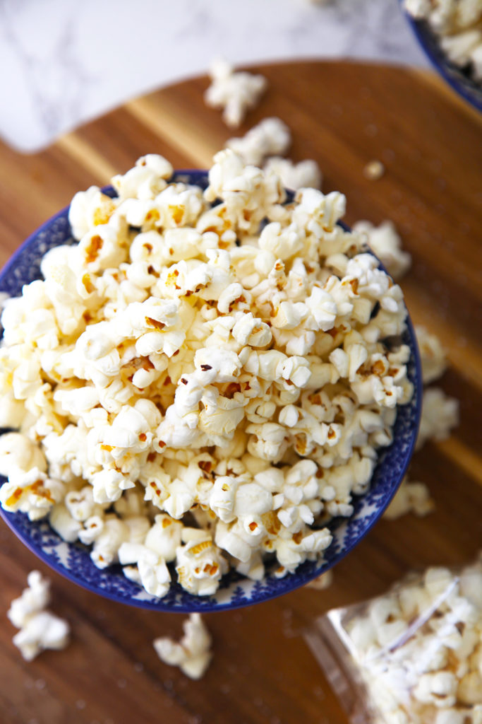 Perfect stove top popcorn - the ultimate healthy snack
