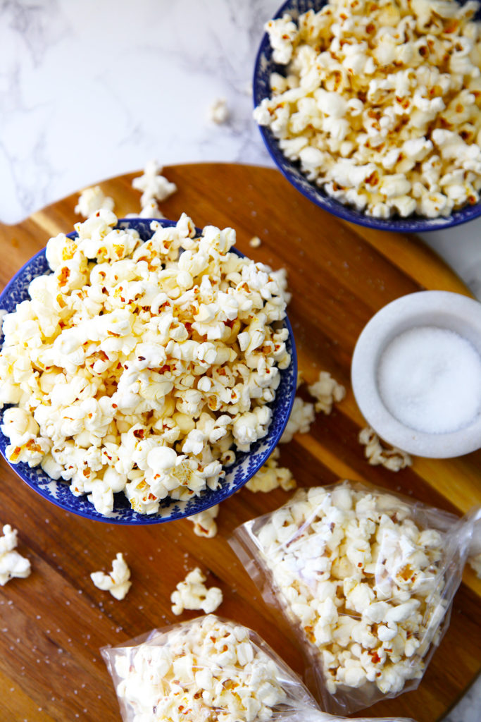 Perfect stove top popcorn - the ultimate healthy snack