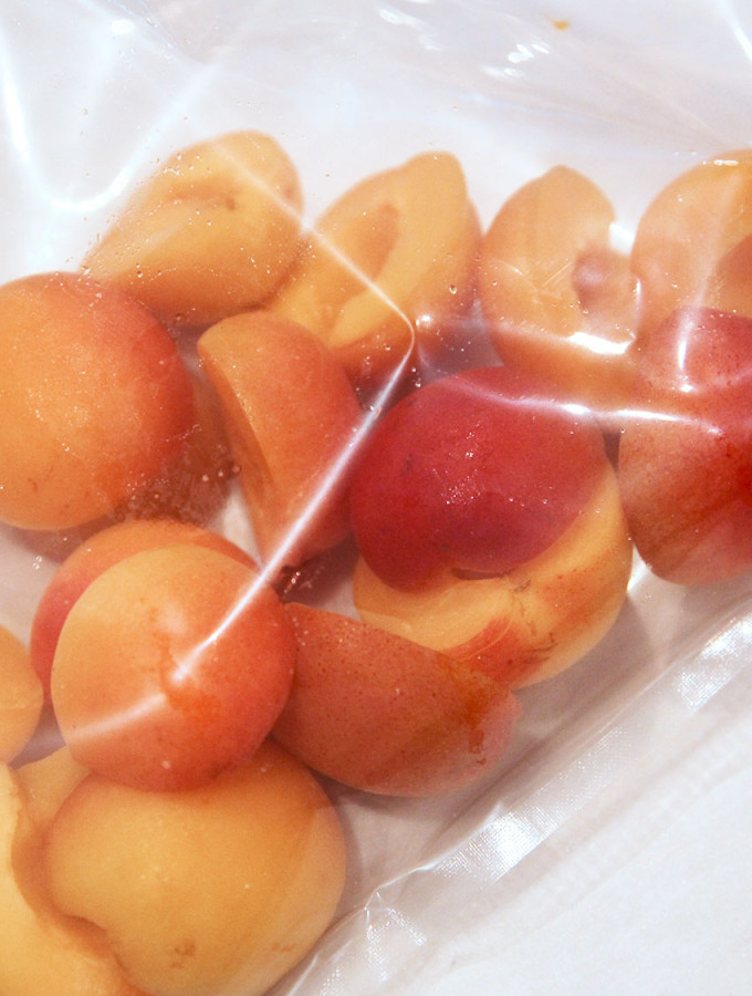 Sous Vide Apricots in Rosewater