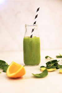 Green Smoothie with avocado