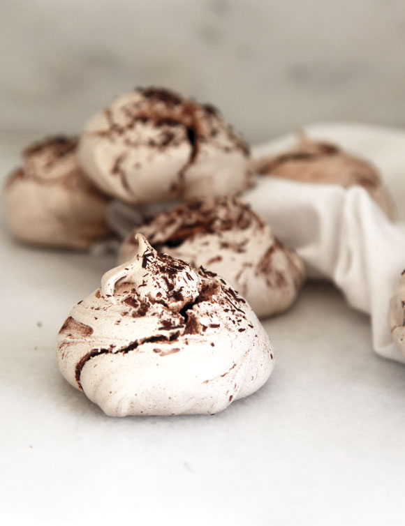 Chocolate meringue on sale