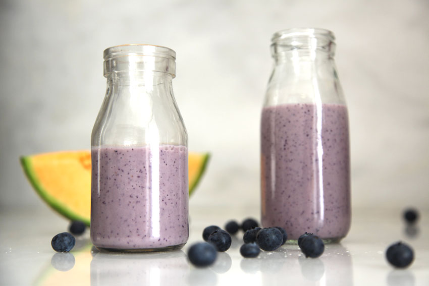 blueberry-and-rockmelon-smoothie