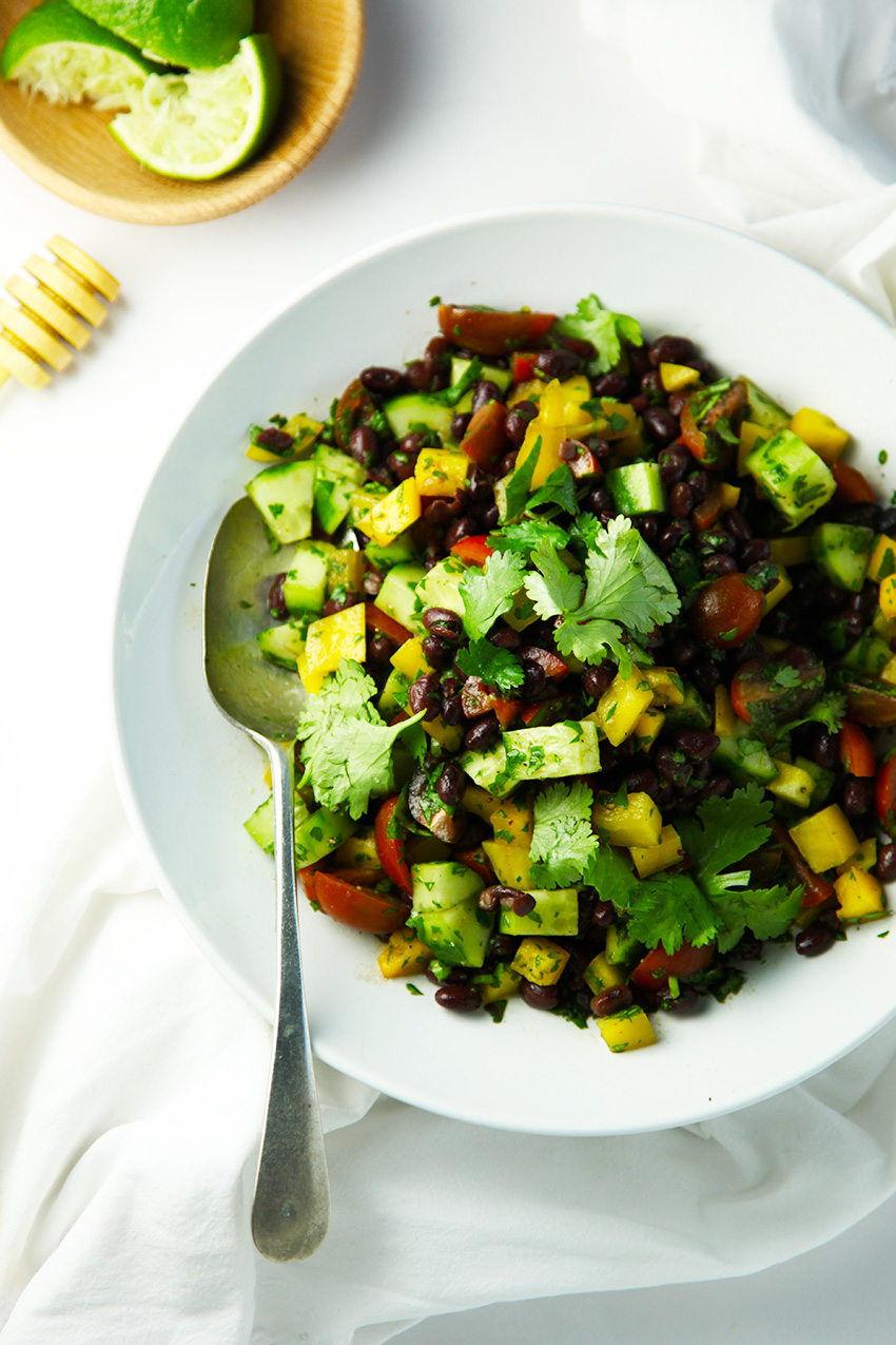 Mexican Black Bean Salad - Little Big H