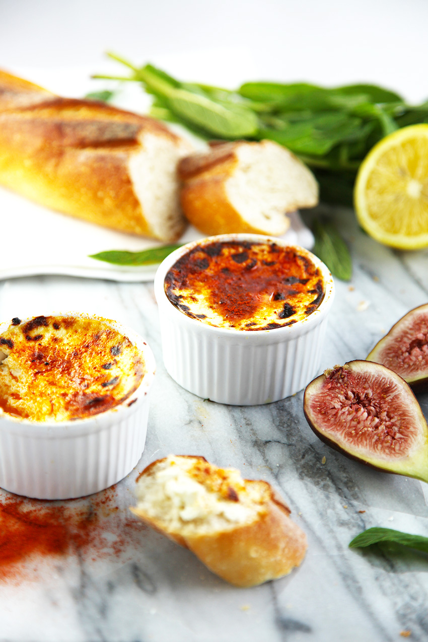 Baked Ricotta with lemon and sweet paprika