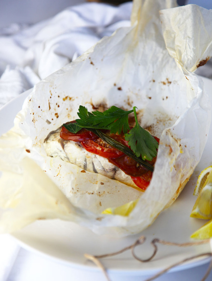 Baked Fish Parcels - a simple weeknight meal ready in 30 minutes
