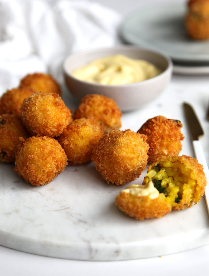 Asparagus Arancini - be sure to make extra risotto so you can make arancici the following night - winning...