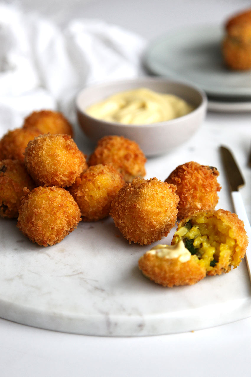 Asparagus Arancini - be sure to make extra risotto so you can make arancici the following night - winning...
