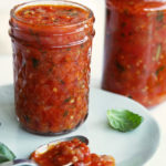 Fresh tomato sauce - add to everything.. Pasta, pizza, baked eggs, etc. So easy and so much better than the bought stuff. xx