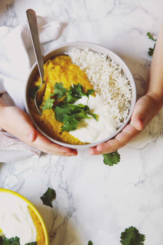 Yellow Split Pea Dhal - comforting, simple and so very tasty.