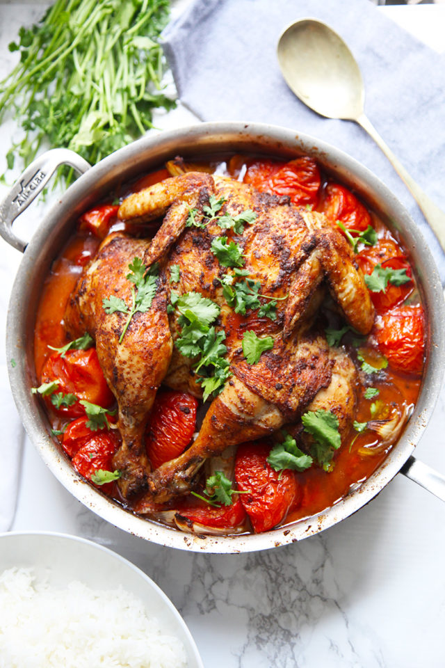 A minimum fuss dish that all happens in the one pan. Serve with rice or crusty bread